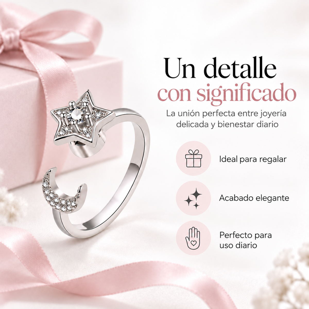 Anillo Giratorio para Aliviar Estrés